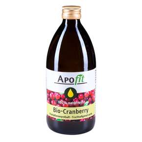 APOfit Bio Cranberry Frischpflanzenpreßsaft 500ml, A-Nr.: 5664472 - 01