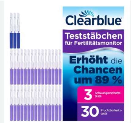 Clearblue Fertilitätsmonitor Advanced Teststäbchen 30+3, A-Nr.: 5700038 - 01