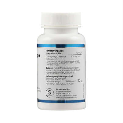 Sie sehen eine Packung Coenzym Q-10 100 mg Klean Labs Kapseln, Produktbild: 02 Coenzym Q-10 100 mg Klean Labs Kapseln, A-Nr.: 5755111 - 02