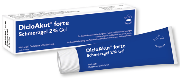 DicloAkut® forte Schmerzgel 2 % Gel, A-Nr.: 5521910 - 01