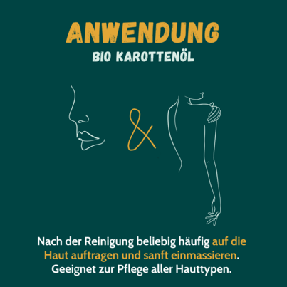 Sie sehen eine Packung Karottenöl 100% BIO 100 ml, Produktbild: 02 Karottenöl 100% BIO 100 ml, A-Nr.: 5801532 - 02