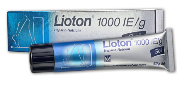 Lioton® - Das Gel mit hoher Heparin Konzentration (1000 IE/g), A-Nr.: 3526777 - 01