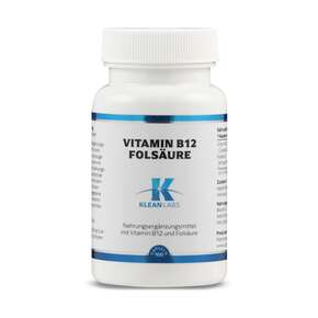 Vitamin B12 / Folsäure Klean Labs Kapseln, A-Nr.: 5598189 - 01