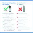 Sie sehen eine Packung Vitamin B12 Methylcobalamin Klean Labs Tropfen, Produktbild: 09 Vitamin B12 Methylcobalamin Klean Labs Tropfen, A-Nr.: 5598143 - 09