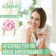 Sie sehen eine Packung Vitabay Vitamin B12 mit Folat Lutschtabletten, Produktbild: 02 Vitabay Vitamin B12 mit Folat Lutschtabletten, A-Nr.: 5878428 - 02