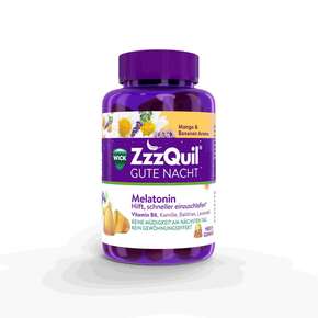 WICK ZzzQuil Gute Nacht mit Melatonin Mango-Banane, A-Nr.: 5676825 - 01