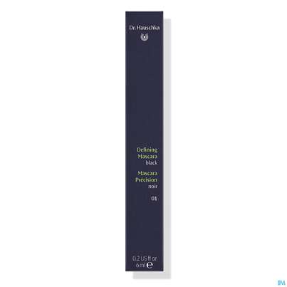 Sie sehen eine Packung Dr. Hauschka Defining Mascara 01 Black 6ml, Produktbild: 03 Dr. Hauschka Defining Mascara 01 Black 6ml, A-Nr.: 4592351 - 03