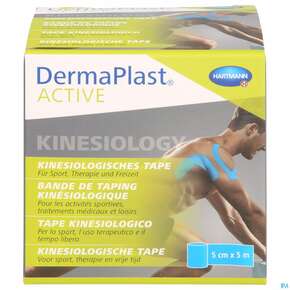 Tape Kinesiologisch Dermaplast Active 5cmx 5m Blau 1st, A-Nr.: 4749114 - 01