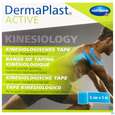Sie sehen eine Packung Tape Kinesiologisch Dermaplast Active 5cmx 5m Blau 1st, Produktbild: 02 Tape Kinesiologisch Dermaplast Active 5cmx 5m Blau 1st, A-Nr.: 4749114 - 02