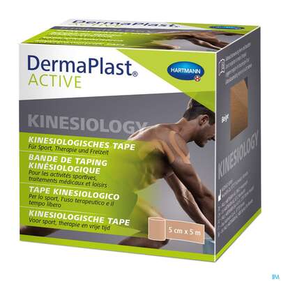 Tape Kinesiologisch Dermaplast Active 5cmx 5m Beige 1st, A-Nr.: 4749137 - 01