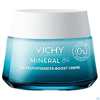 Sie sehen eine Packung Vichy Mineral 89 Creme Ohne Duftstoffe 50ml, Produktbild: 10 Vichy Mineral 89 Creme Ohne Duftstoffe 50ml, A-Nr.: 5667878 - 10
