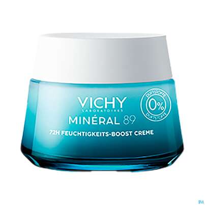 Sie sehen eine Packung Vichy Mineral 89 Creme Ohne Duftstoffe 50ml, Produktbild: 11 Vichy Mineral 89 Creme Ohne Duftstoffe 50ml, A-Nr.: 5667878 - 11