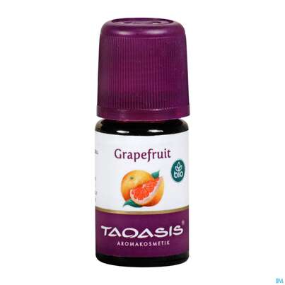 Sie sehen eine Packung Aetherische Oele Taoasis Bio Grapefruit 5ml, Produktbild: 03 Aetherische Oele Taoasis Bio Grapefruit 5ml, A-Nr.: 3163665 - 03