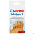 Sie sehen eine Packung Gehwol Zehenkappen G Mini Nr 64165 2st, Produktbild: 02 Gehwol Zehenkappen G Mini Nr 64165 2st, A-Nr.: 3280313 - 02