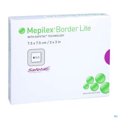 Wundverband Mepilex Silikon Border/flex/lite 10x 10cm 5st, A-Nr.: 3067861 - 03