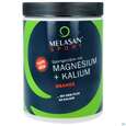 Sie sehen eine Packung Melasan/sport Sportgetraenk Magnesium Kalium Orange 610g, Produktbild: 01 Melasan/sport Sportgetraenk Magnesium Kalium Orange 610g, A-Nr.: 5304578 - 01