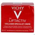 Sie sehen eine Packung Vichy Liftactiv Collagen/specialist Alle Hauttypen 50ml, Produktbild: 01 Vichy Liftactiv Collagen/specialist Alle Hauttypen 50ml, A-Nr.: 4870407 - 01