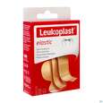 Sie sehen eine Packung Wundpflaster Leukoplast/elastic Strips 3 Groessen 73219 20st, Produktbild: 03 Wundpflaster Leukoplast/elastic Strips 3 Groessen 73219 20st, A-Nr.: 4368659 - 03