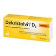 Sie sehen eine Packung Dekristolvit D3 4000ie Tabl 30st, Produktbild: 04 Dekristolvit D3 4000ie Tabl 30st, A-Nr.: 4324231 - 04