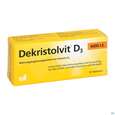 Sie sehen eine Packung Dekristolvit D3 4000ie Tabl 30st, Produktbild: 05 Dekristolvit D3 4000ie Tabl 30st, A-Nr.: 4324231 - 05