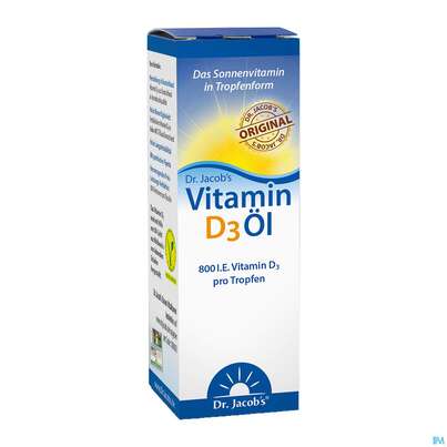 Vitamin D3 Oel/tropfen 800ie D3 Dr.jacobs 20ml, A-Nr.: 4134795 - 02