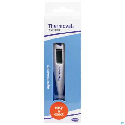 Sie sehen eine Packung Thermometer-fieber Digital Thermoval Standard Alt 1st, Produktbild: 01 Thermometer-fieber Digital Thermoval Standard Alt 1st, A-Nr.: 4279631 - 01