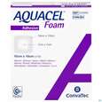Sie sehen eine Packung Convatec Aquacel Foam (7x7 Cm) 10x10 Cm, Produktbild: 01 Convatec Aquacel Foam (7x7 Cm) 10x10 Cm, A-Nr.: 4039223 - 01