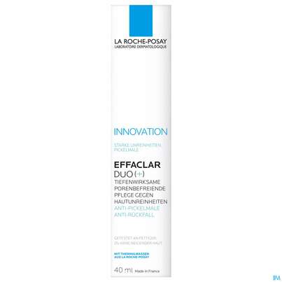 Sie sehen eine Packung La Roche Posay Akne/mischhaut Effaclar Duo+ 40ml, Produktbild: 01 La Roche Posay Akne/mischhaut Effaclar Duo+ 40ml, A-Nr.: 4195443 - 01