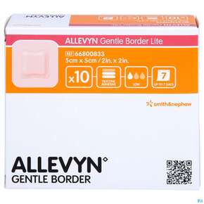 Wundverband Allevyn/gentle Border Lite 5x 5cm 10st, A-Nr.: 3946485 - 01