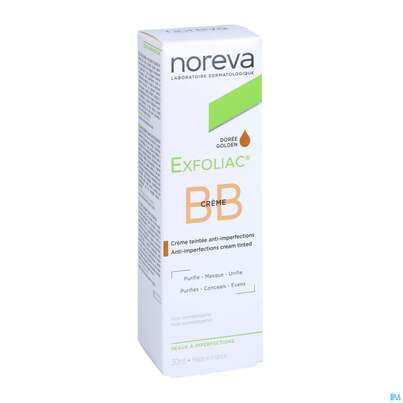 Noreva Exfoliac Getönte Bb-creme Dunkel 40ml, A-Nr.: 3959743 - 03