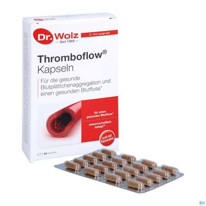 Dr.wolz Thromboflow Kapseln 60654 60st, A-Nr.: 4164827 - 07
