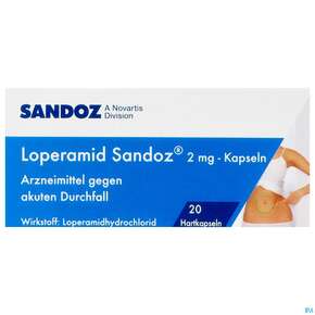 Loperamid-sandoz Kapseln 2mg 20st, A-Nr.: 3525950 - 01