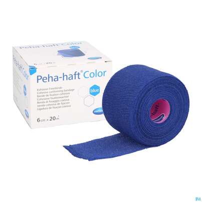 Peha-haft Color Latexfrei Blue 20mx 6cm 1st, A-Nr.: 3879820 - 07