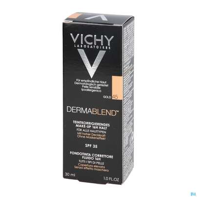 Vichy Dermablend Make-up 45 Gold 30ml, A-Nr.: 3044647 - 08