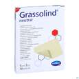 Sie sehen eine Packung Kompressen Grassolind Neutral Salbenkompresse Steril 5x 5cm 10st, Produktbild: 02 Kompressen Grassolind Neutral Salbenkompresse Steril 5x 5cm 10st, A-Nr.: 2368193 - 02
