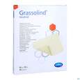 Sie sehen eine Packung Kompressen Grassolind Neutral Salbenkompresse Steril 10x 10cm 10st, Produktbild: 03 Kompressen Grassolind Neutral Salbenkompresse Steril 10x 10cm 10st, A-Nr.: 1520233 - 03