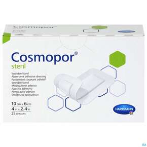 Wundverband Cosmopor Steril Selbstklebend 6x 10cm 25st, A-Nr.: 1526069 - 01