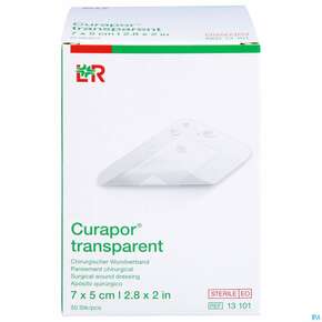 Wundverband Curapor Steril Transparent 5x 7cm 50st, A-Nr.: 2850211 - 01