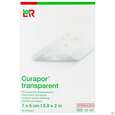 Sie sehen eine Packung Wundverband Curapor Steril Transparent 5x 7cm 50st, Produktbild: 02 Wundverband Curapor Steril Transparent 5x 7cm 50st, A-Nr.: 2850211 - 02