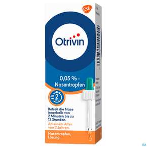 Otrivin Nasentropfen 0,05% 10ml, A-Nr.: 0040904 - 01