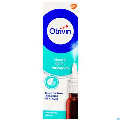 Otrivin Nasenspray 0,1% Menthol 15ml, A-Nr.: 1312144 - 02