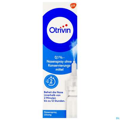 Otrivin Nasenspray 0,1% O.konservier.mtl 10ml, A-Nr.: 1347585 - 01