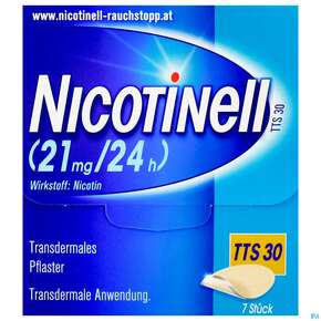 Nicotinell Transdermale Plfaster Tts 30 (21mg/24h) 7st, A-Nr.: 1254553 - 01