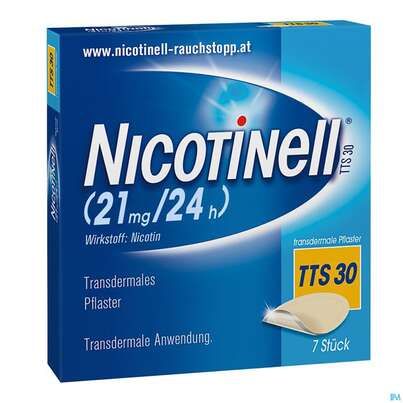 Nicotinell Transdermale Plfaster Tts 30 (21mg/24h) 7st, A-Nr.: 1254553 - 02