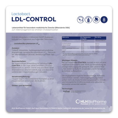Sie sehen eine Packung Lactobact LDL-CONTROL, Produktbild: 04 Lactobact LDL-CONTROL, A-Nr.: 4739222 - 04