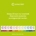 Sie sehen eine Packung cerascreen DNA Fitness Test, Produktbild: 03 cerascreen DNA Fitness Test, A-Nr.: 5638492 - 03