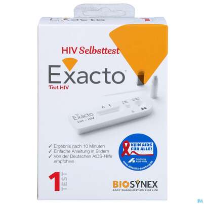 Diagnostika U.zubehoer Selbsttest Exacto Hiv 1st, A-Nr.: 4942087 - 01