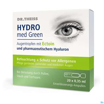 Augentropfen Dr.theiss Hydro Med Green +ectoin/0,35ml 20st, A-Nr.: 5733701 - 06