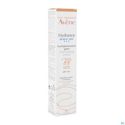 Sie sehen eine Packung Avene Hydrance Bb F30 Leicht 40ml, Produktbild: 06 Avene Hydrance Bb F30 Leicht 40ml, A-Nr.: 5179050 - 06
