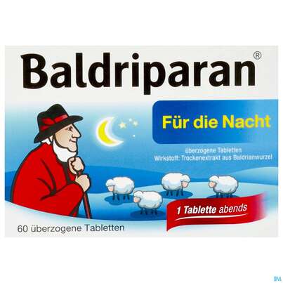 Baldriparan Fuer Die Nacht Ueberzogene Tabl 60st, A-Nr.: 4452420 - 01